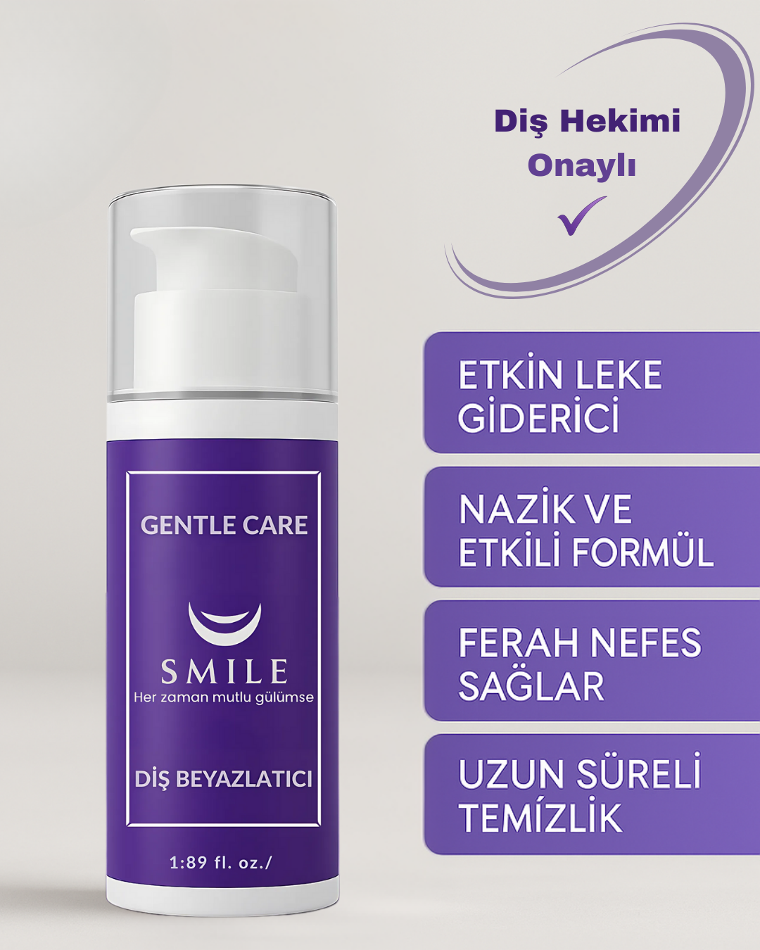 Smile – Anında Etkili Diş Beyazlatıcı Jel