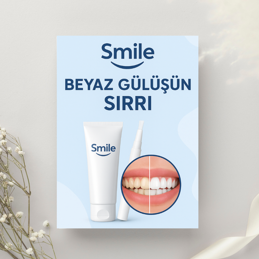 Smile ile Beyaz Gülüş Rehberi: Evde Etkili Diş Beyazlatma E-Kitabı