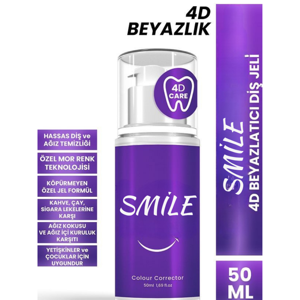 Smile – Anında Etkili Diş Beyazlatıcı Jel